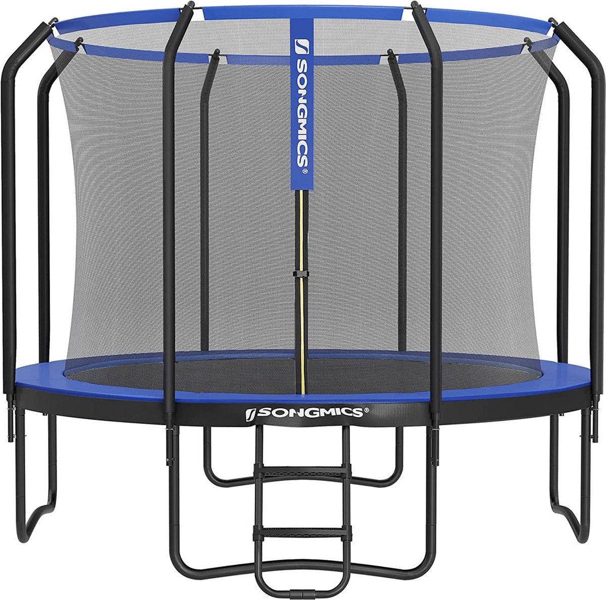 Trampoline - Rond - 366 cm - Met veiligheidsnet en ladder - Donkerblauw