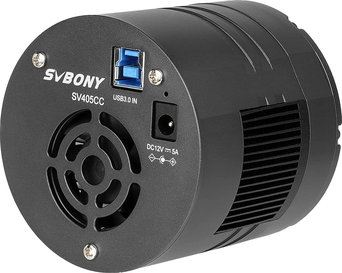 SVBony - SV405CC - Telescoopcamera Deep Sky - TEC - Gekoelde OSC-camera - 11.7MP - CMOS - USB3.0 - Astronomische camera - AR-coating Glow Suppression - Geschikt voor Astrofotografie - Telescoopaccessoires - Oculairs