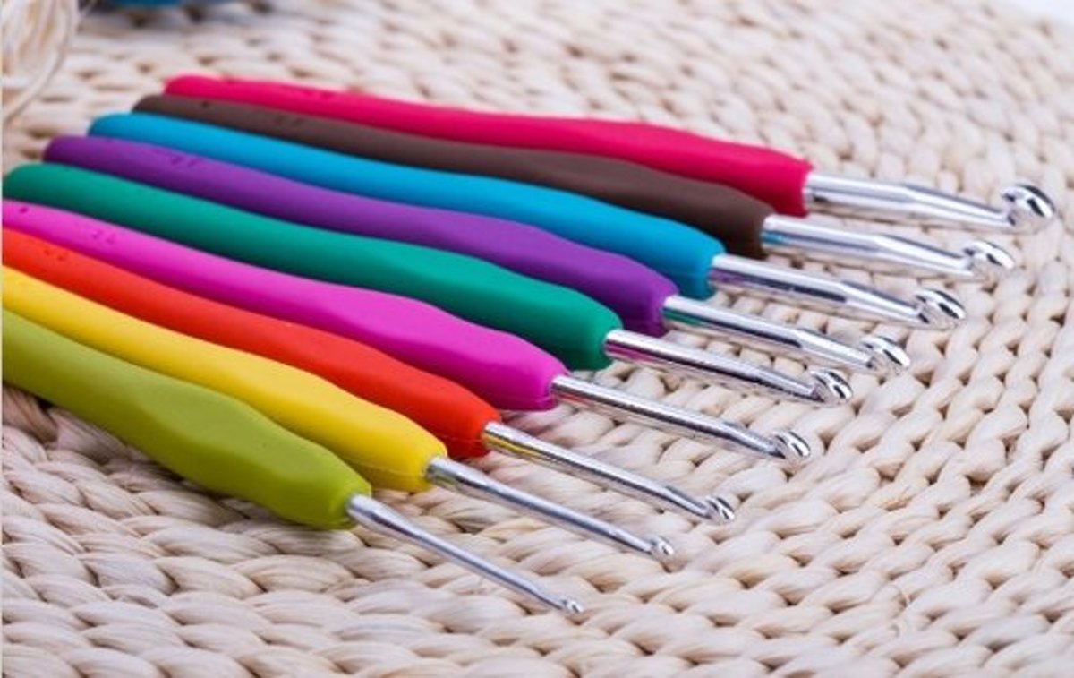 Ergonomische 9-Delige Haaknaaldenset  - Haaknaald Crochet Set - Anti-Slip Softgrip