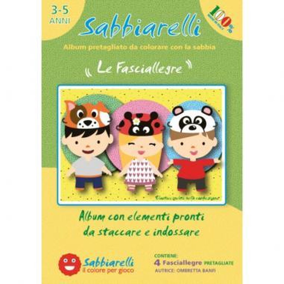 Sabbiarelli Zandschilderen Album Hoofdbanden 4 stuks