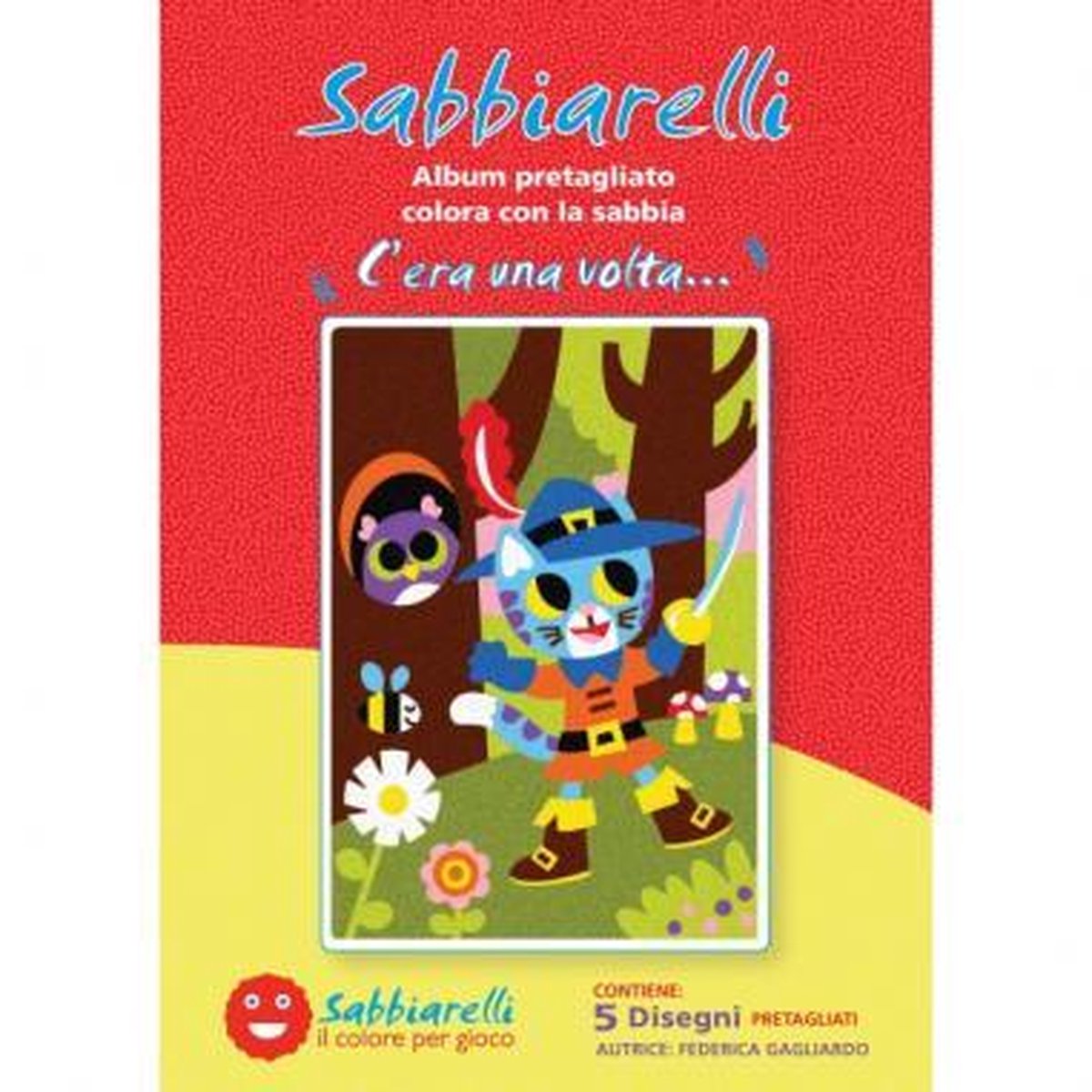 Sabbiarelli Zandschilderen Album Sprookjes 15x20 cm 5 stuks