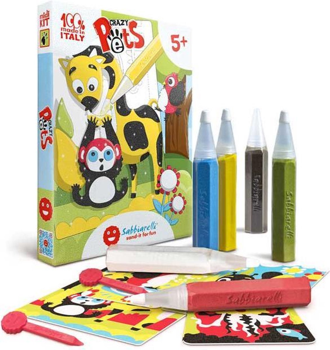 Sabbiarelli Zandschilderen Set Gekke Dieren