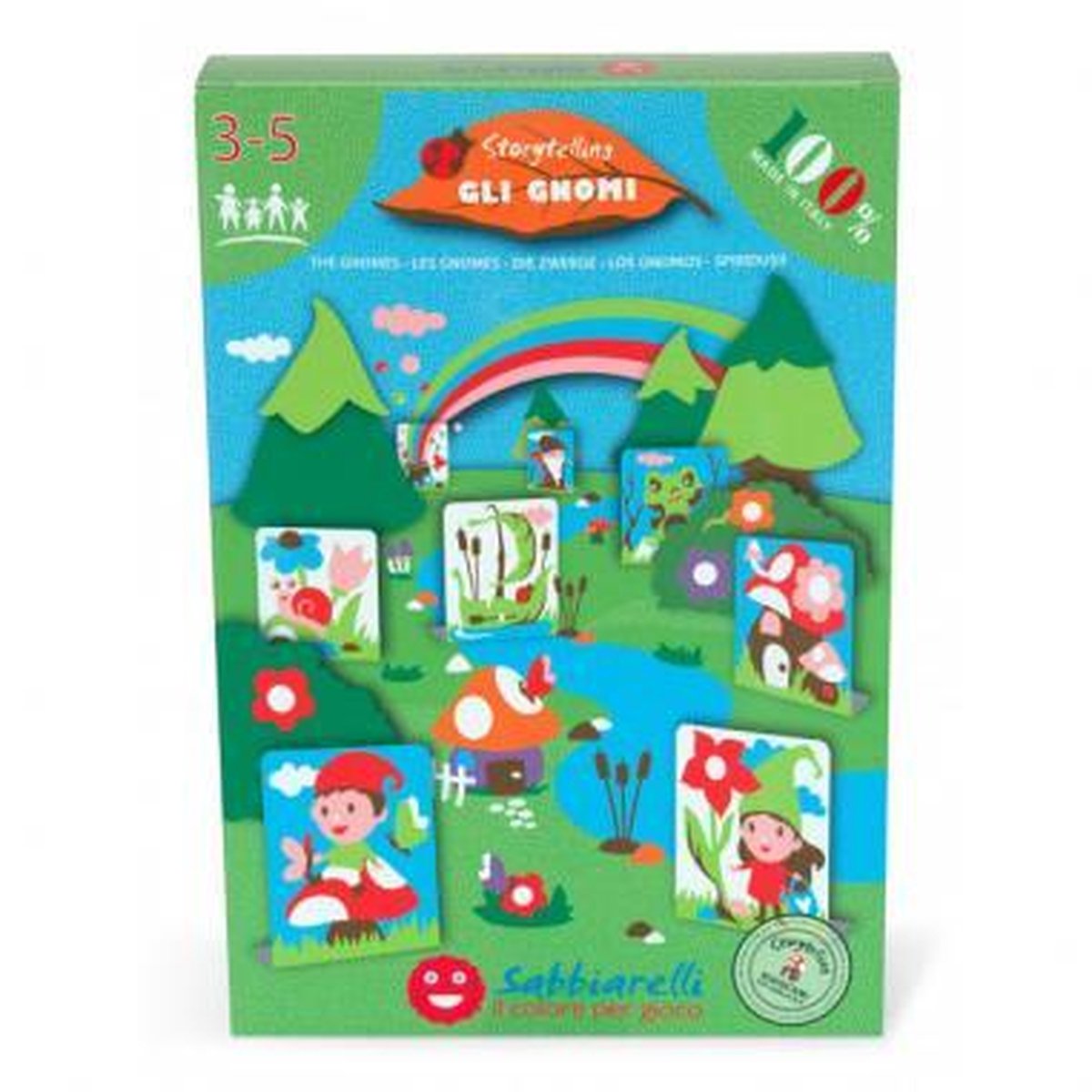 Sabbiarelli Zandschilderen Set Kabouters