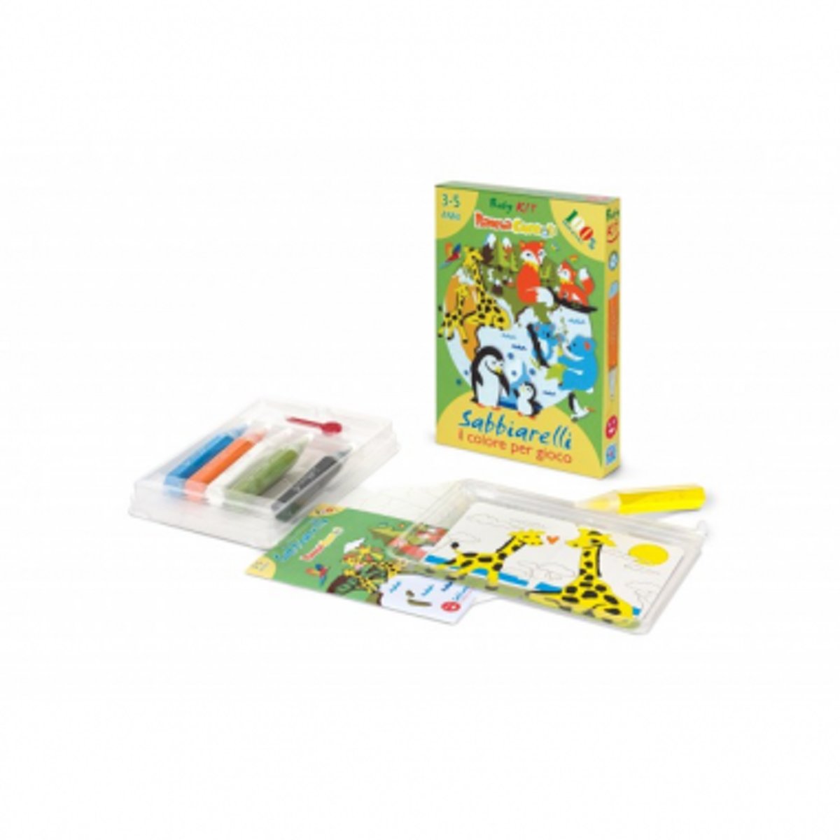 Sabbiarelli Zandschilderen Set Mini Baby Dieren