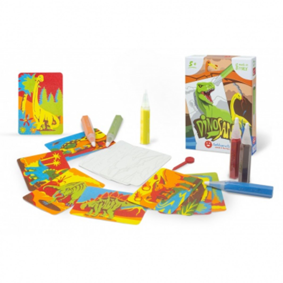 Sabbiarelli Zandschilderen Set Mini Dinos