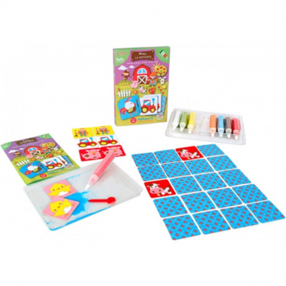 Sabbiarelli Zandschilderen Set Smart Boerderij Memory