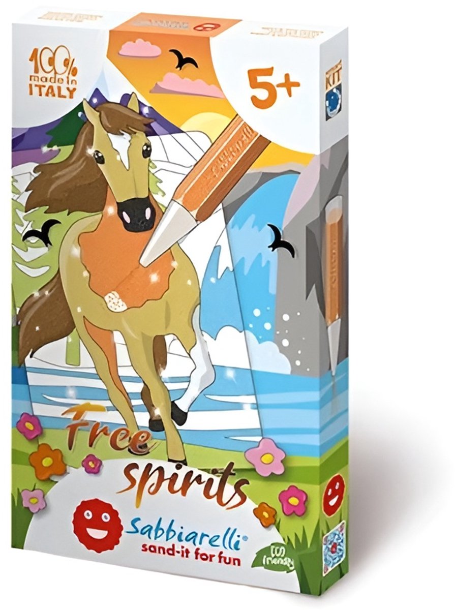 Sabbiarelli zandschilderen set creatieve kunst Free Spirits.