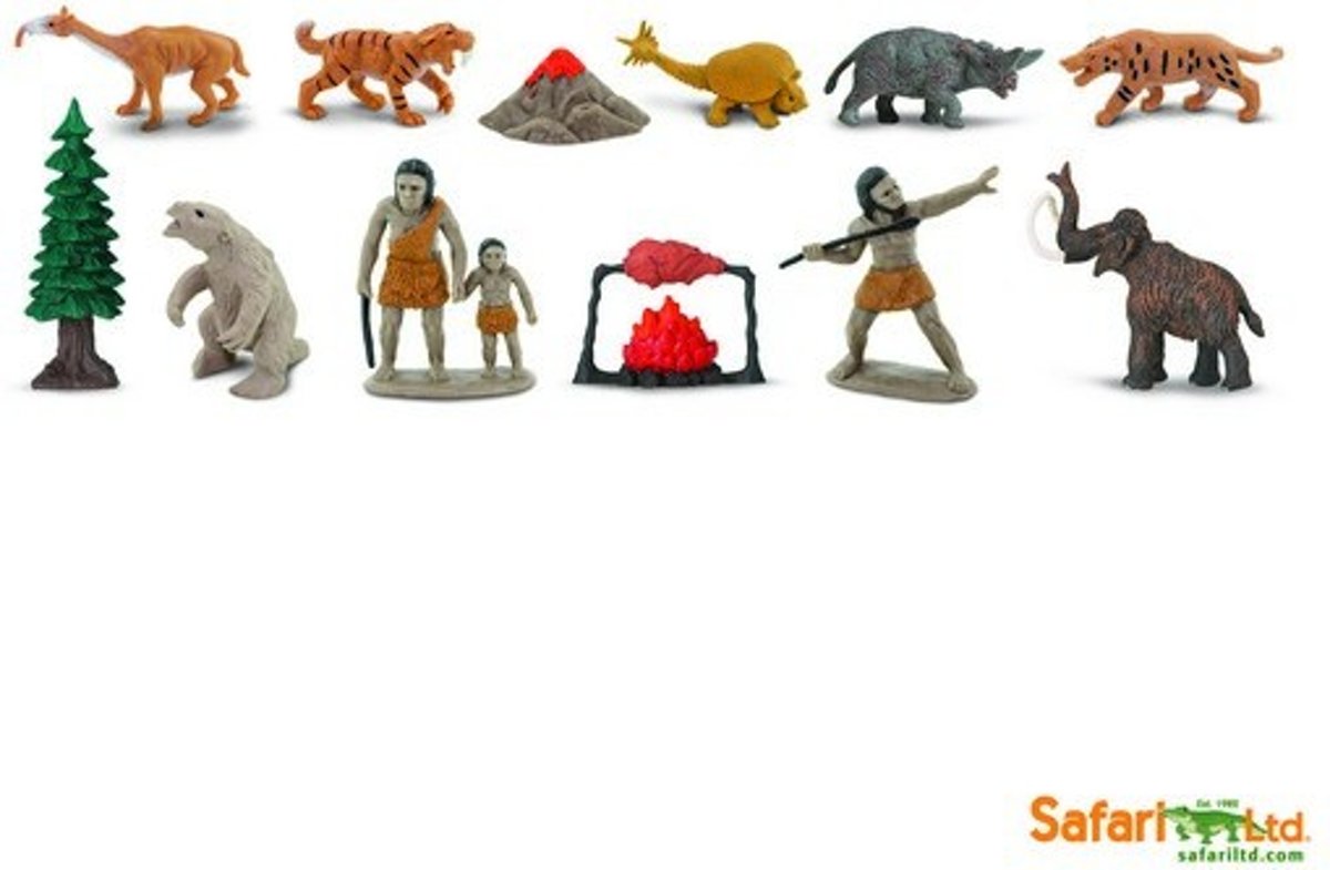 prehistoriesche Minifiguren 12 stuks