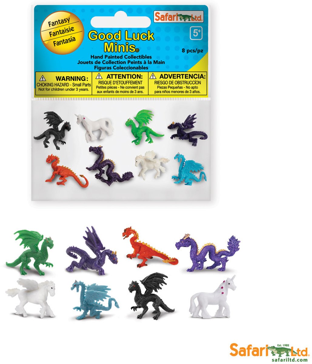 Fantasy Fun Pack Goodluck mini s 8 stuks 1 cm groot