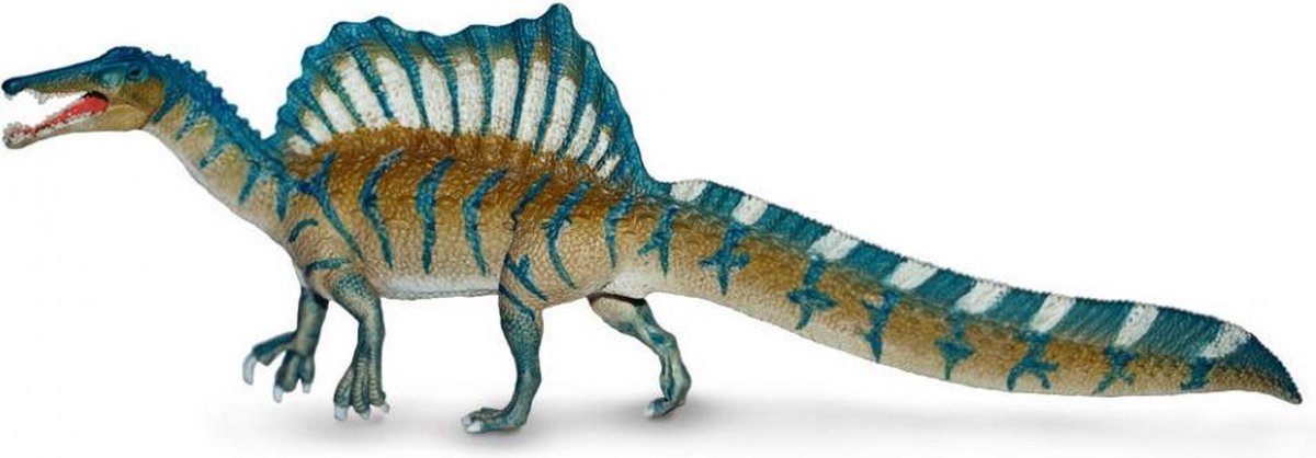 speelfiguur spinosaurus 23 x 8 x 5 cm blauw/groen