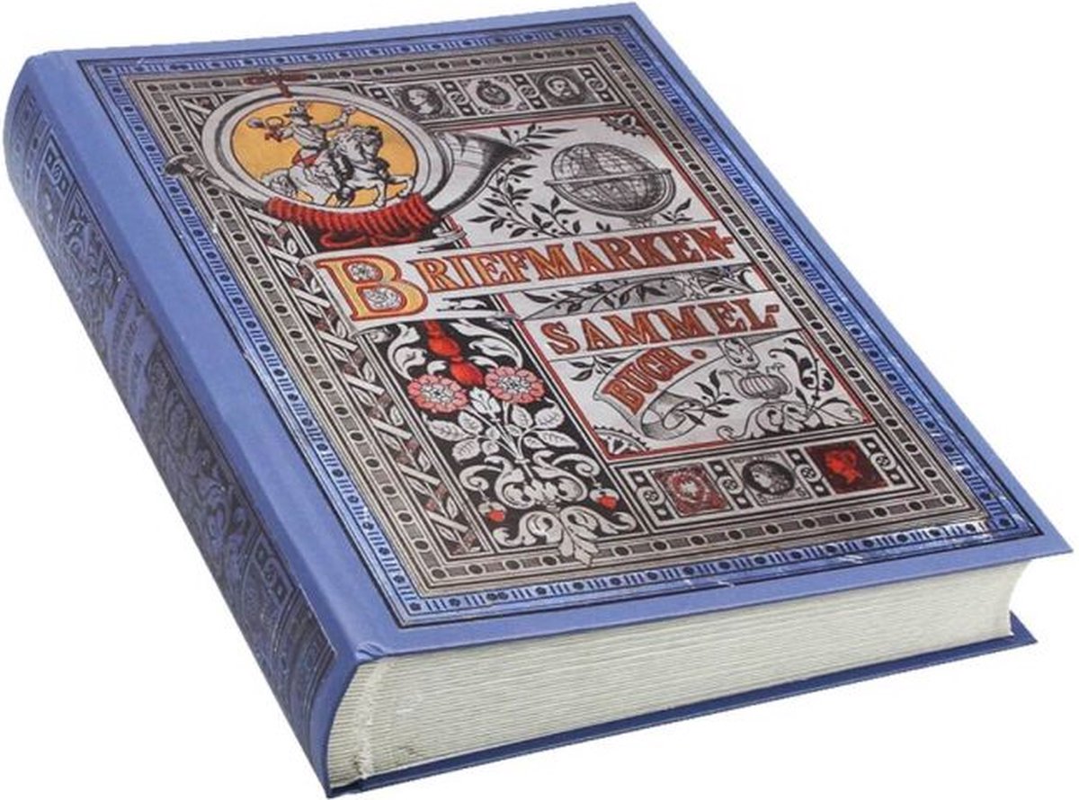 SAFE Decoratief postzegel insteekboek met 30 witte pagina’s en 60 bladzijden - verkrijgbaar in meerdere kleuren