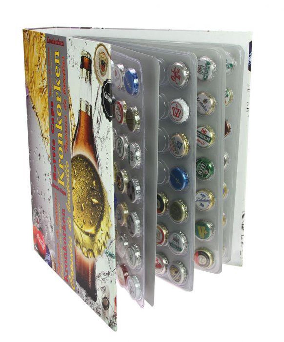 SAFE Kroonkurken verzamelmap - incl. 2 insteekbladen voor maximaal 84 dopjes