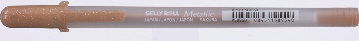 Gelly Roll gelpen metallic 554 koper