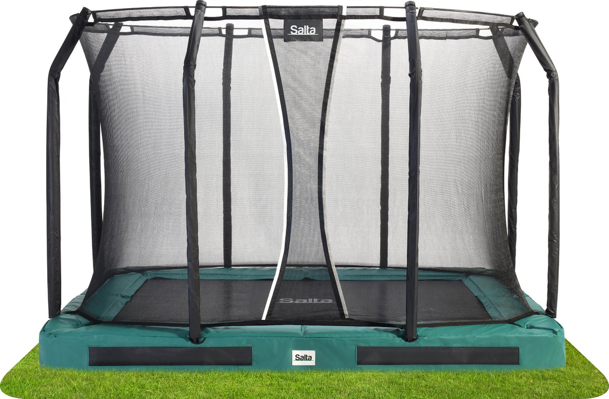   Premium Ground - Trampoline - 305 x 214 cm - Groen