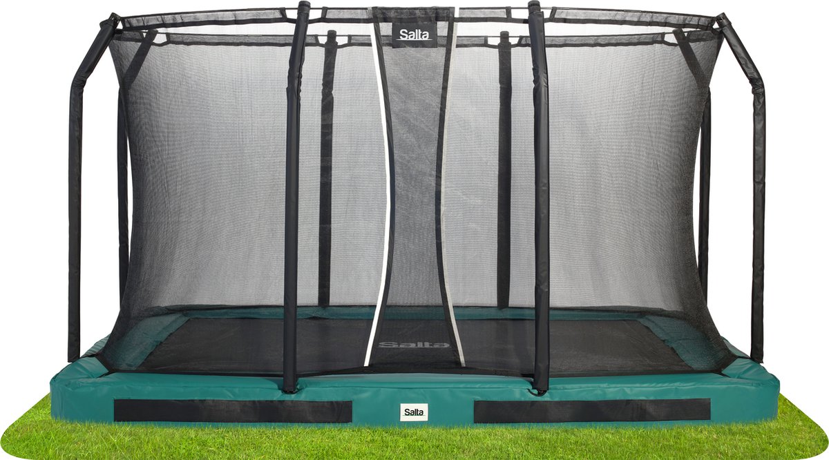   Premium Ground - Trampoline - 366 x 244 cm - Groen