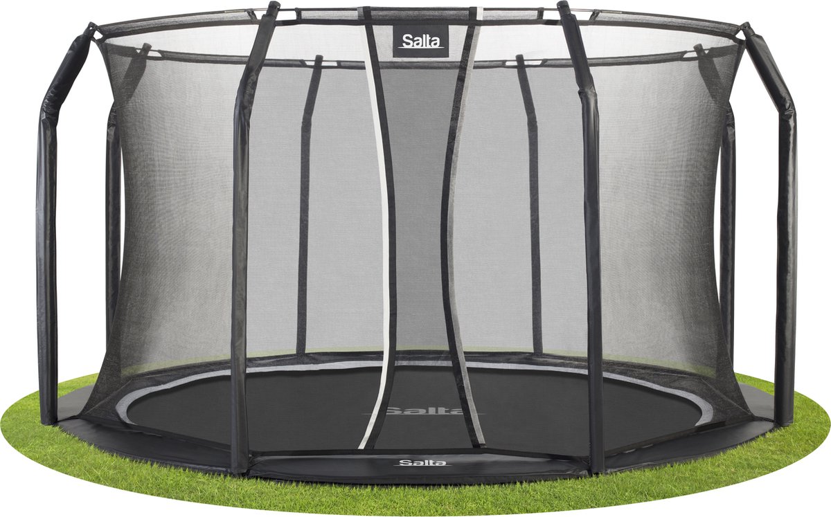   Royal Baseground - inground trampoline met veiligheidsnet - ø 305 cm - Zwart