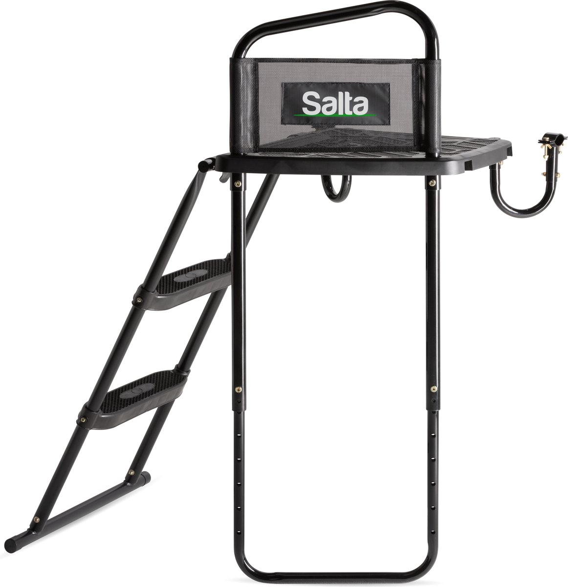 Salta Trampoline Platform + Ladder L - Verstelbaar platform met trampoline ladder - Universeel - Voor trampolinehoogte 83 - 93 cm