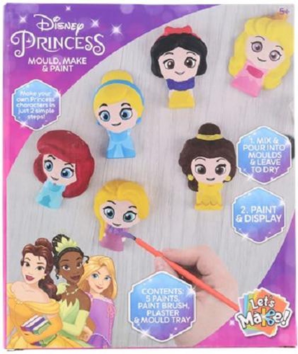 Sambro - Disney Princess - Gips gieten - speelgoed - kinderen - kleur