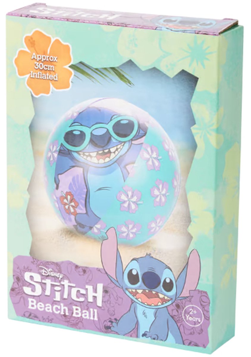   Disney Lilo & Stitch - Beachball -   - Opblaasbal met 3D Figuur vanaf 2 jaar!