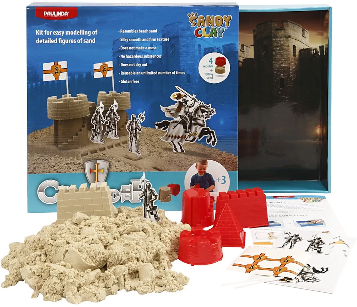 Sandy Clay , 1 set, naturel