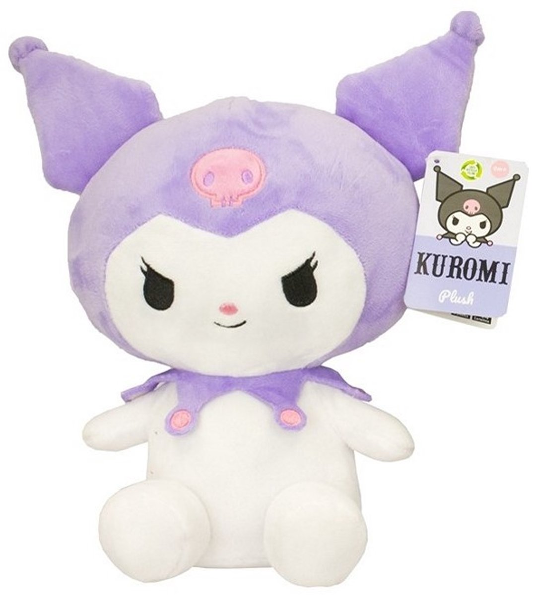 Sanrio - Kuromi Knuffel Paars - 23CM - My Melody - Kuromi - Kawaii - Japans - Cinnamoroll - Hello Kitty - Verjaardag - Cadeau - Kinderen