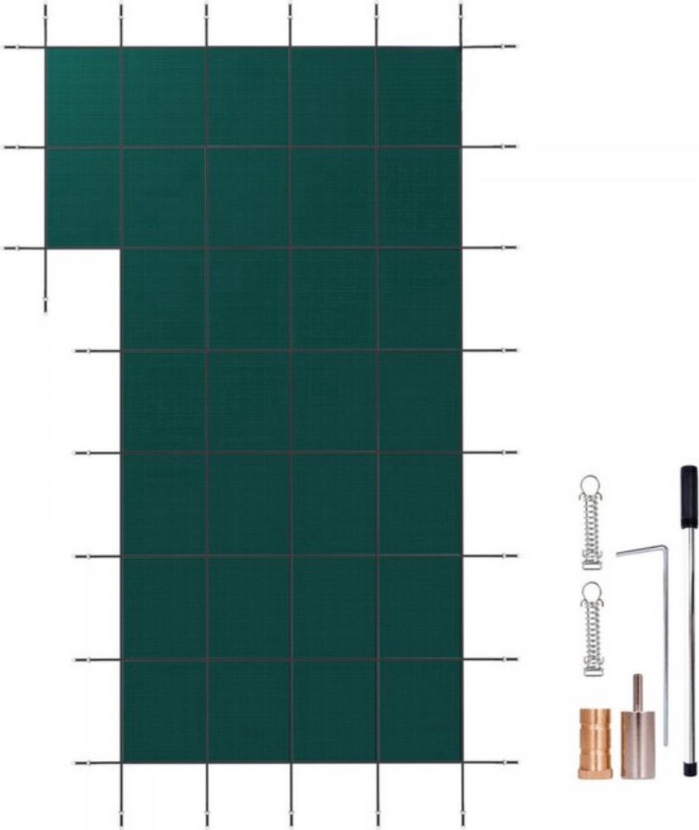 Zwembadafdekking - Afdekzeil - Zwembad - Rechthoekig Veiligheidszeil - 10,36 m - PP Zeil Outdoor
