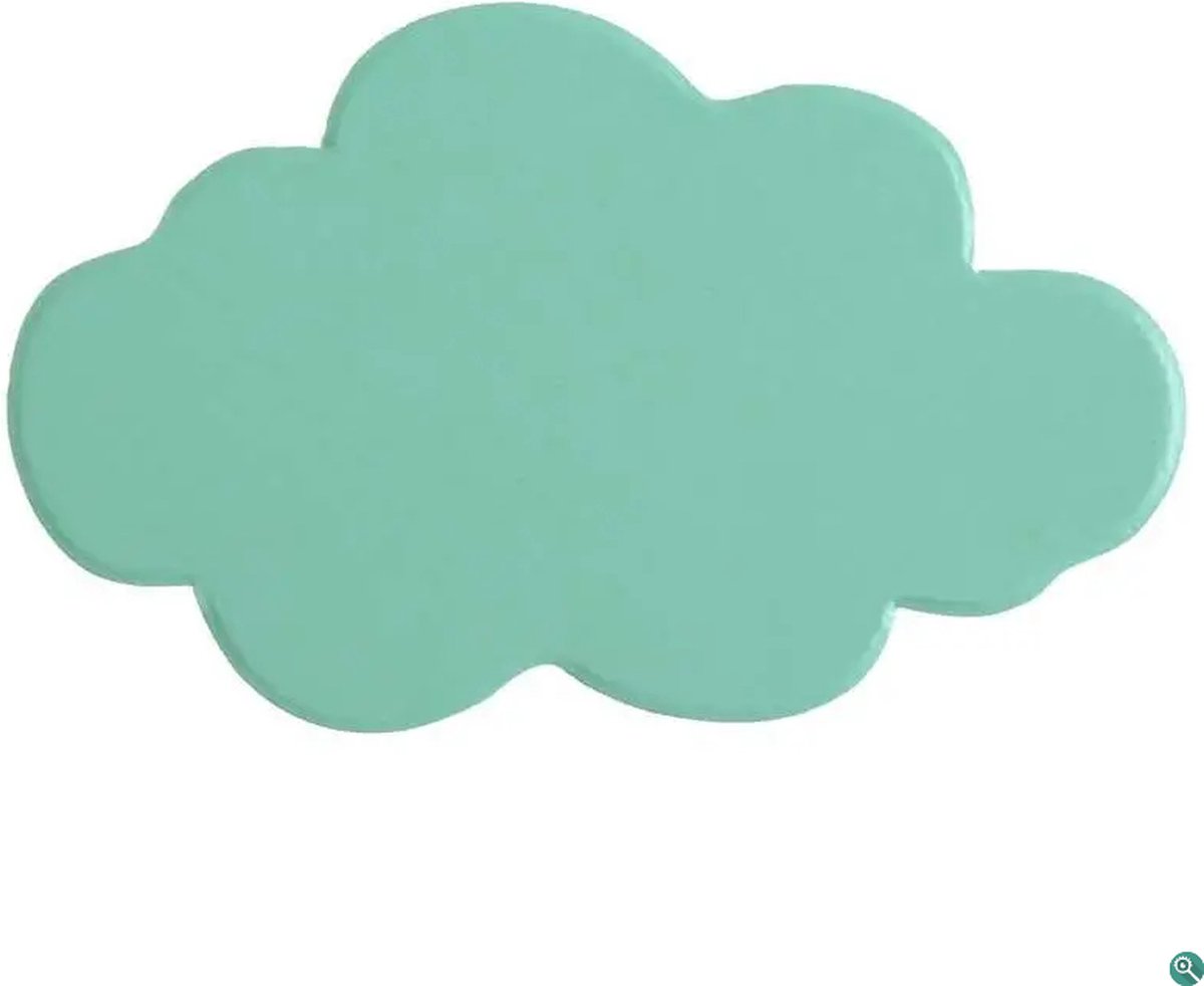 Mint groene wolk confetti (zakje van 50 stuks)