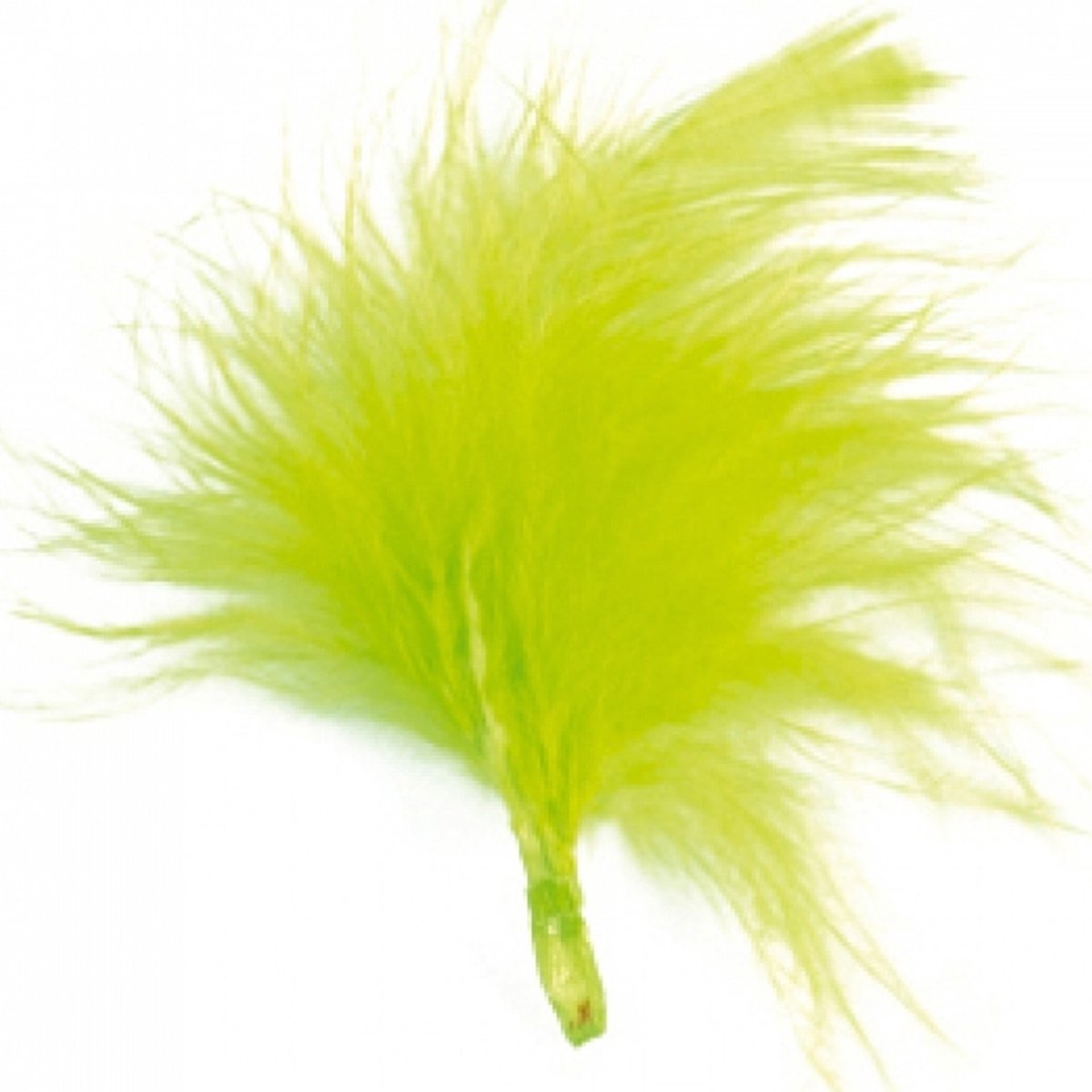 Santex Hobby knutsel veren - 20x - groen - 7 cm - sierveren - decoratie