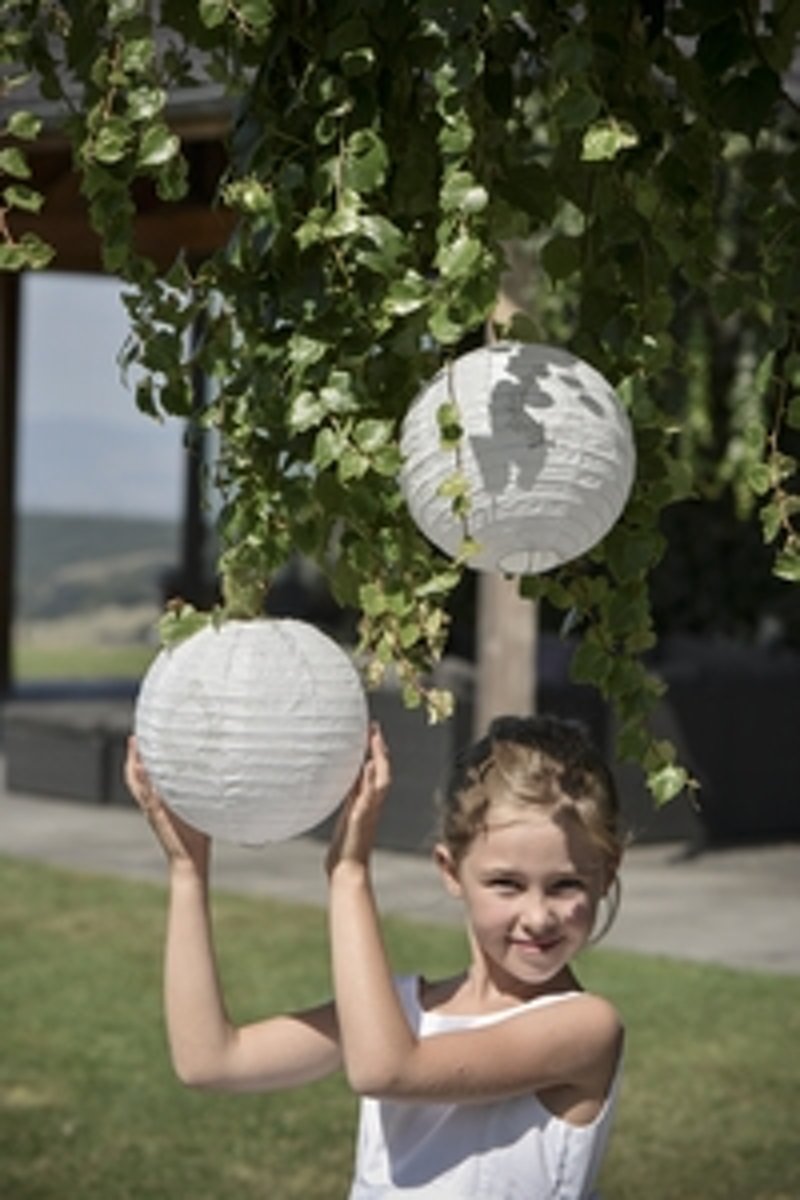 Santex Just married lampion 20 cm - 2 stuks