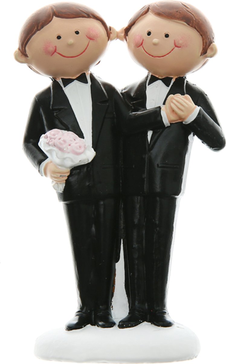 Santex Mr & Mr taarttopper - 10 cm