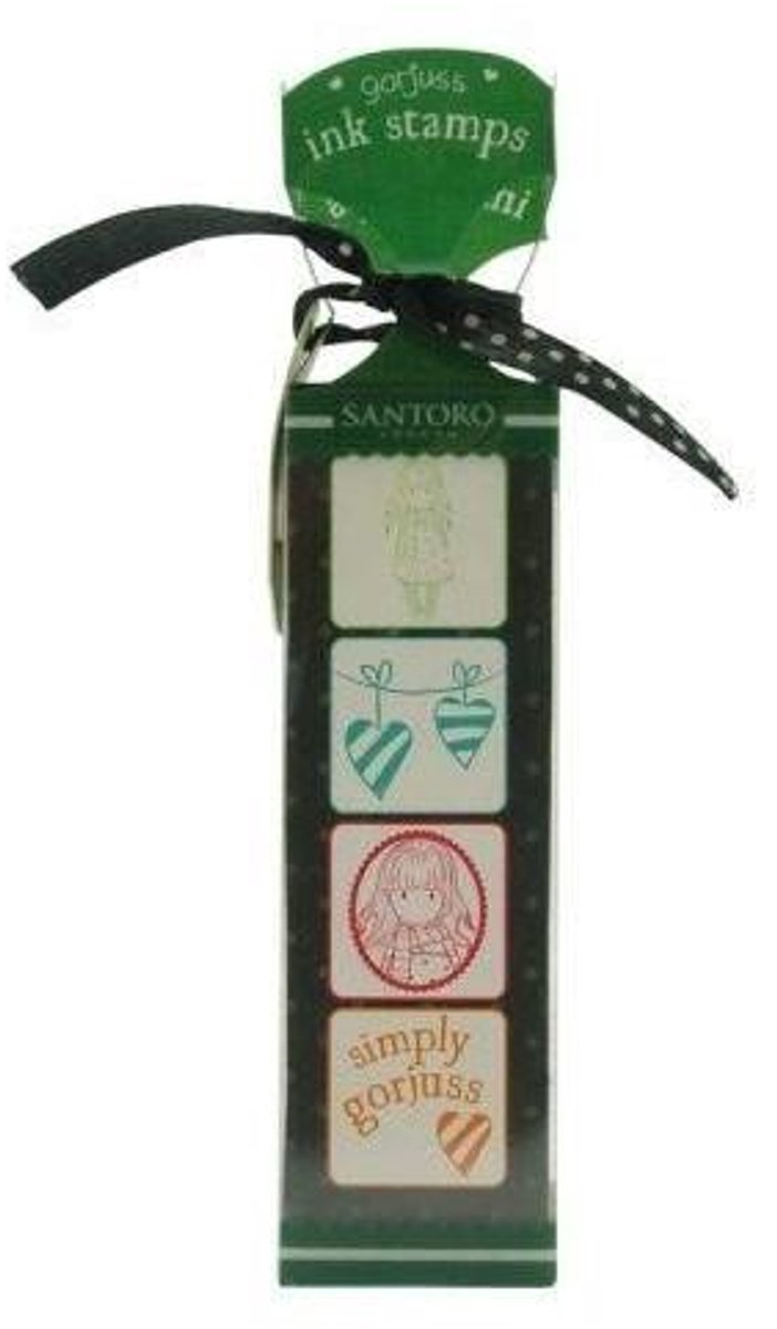 Zestaw stempli z tuszem - The Scarf