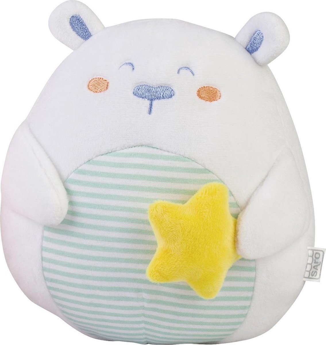 Saro Knuffel Beer Junior Wit 17 Cm