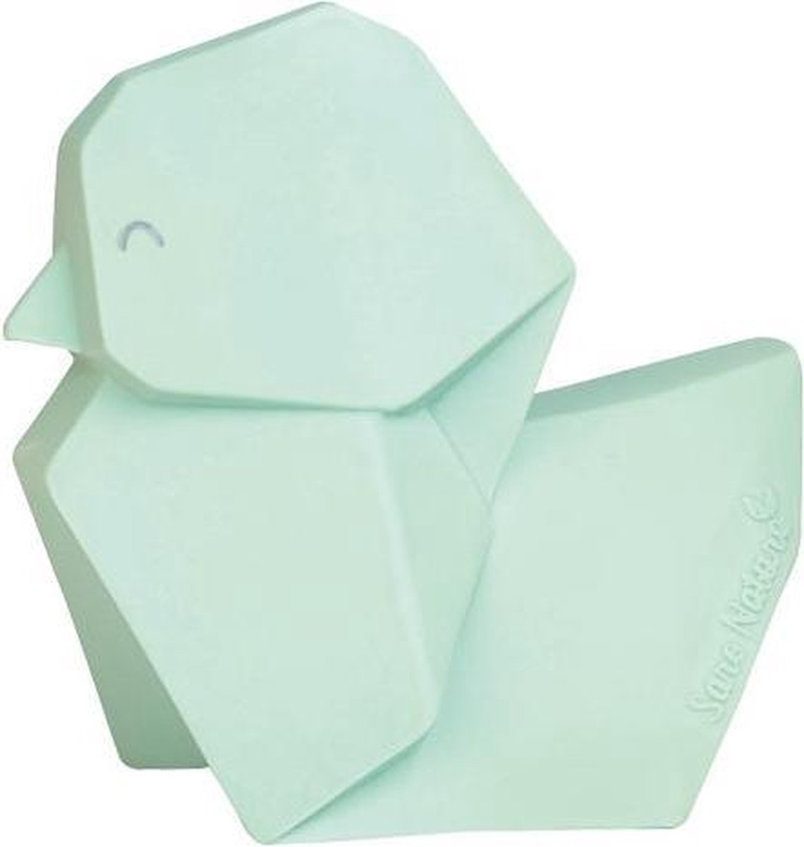 bijtring Origami rubber mintgroen