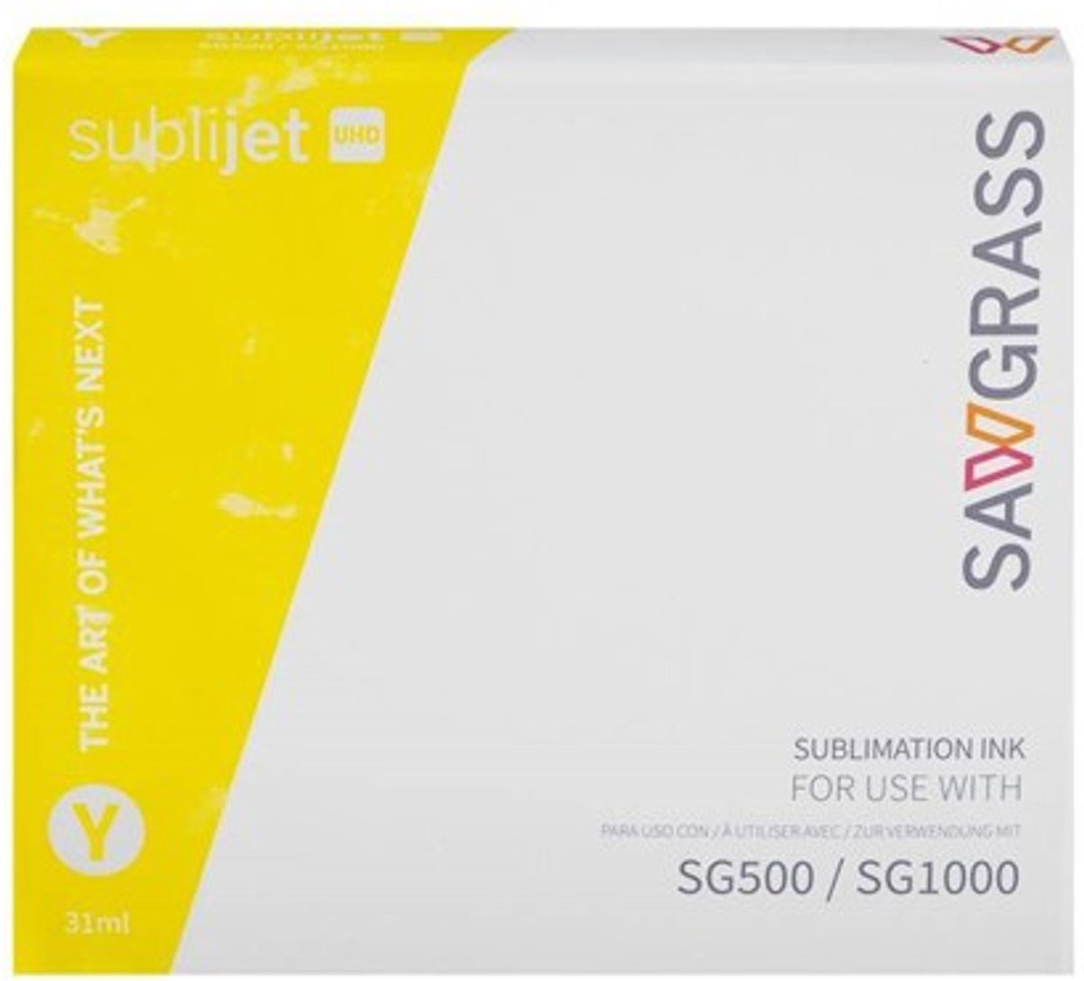 Sawgrass SubliJet UHD SG 500 Yellow - cartridge 31 ml.