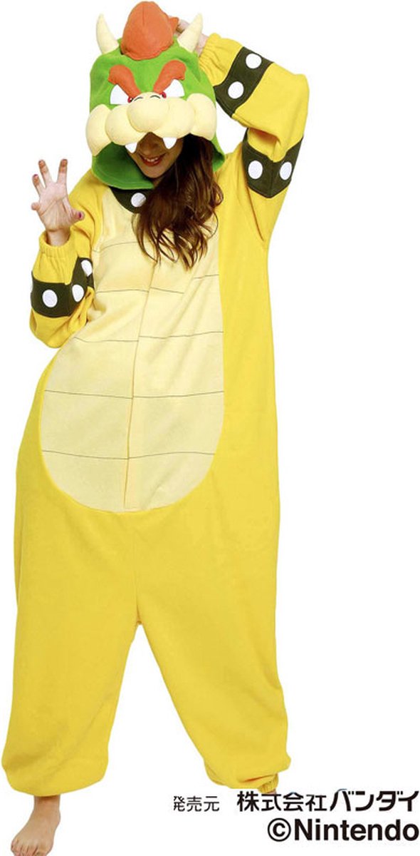 Bowser Onesie Pak (Nintendo - Super Mario) - Volwassenen & Kinderen - Onesize (155-180 cm)