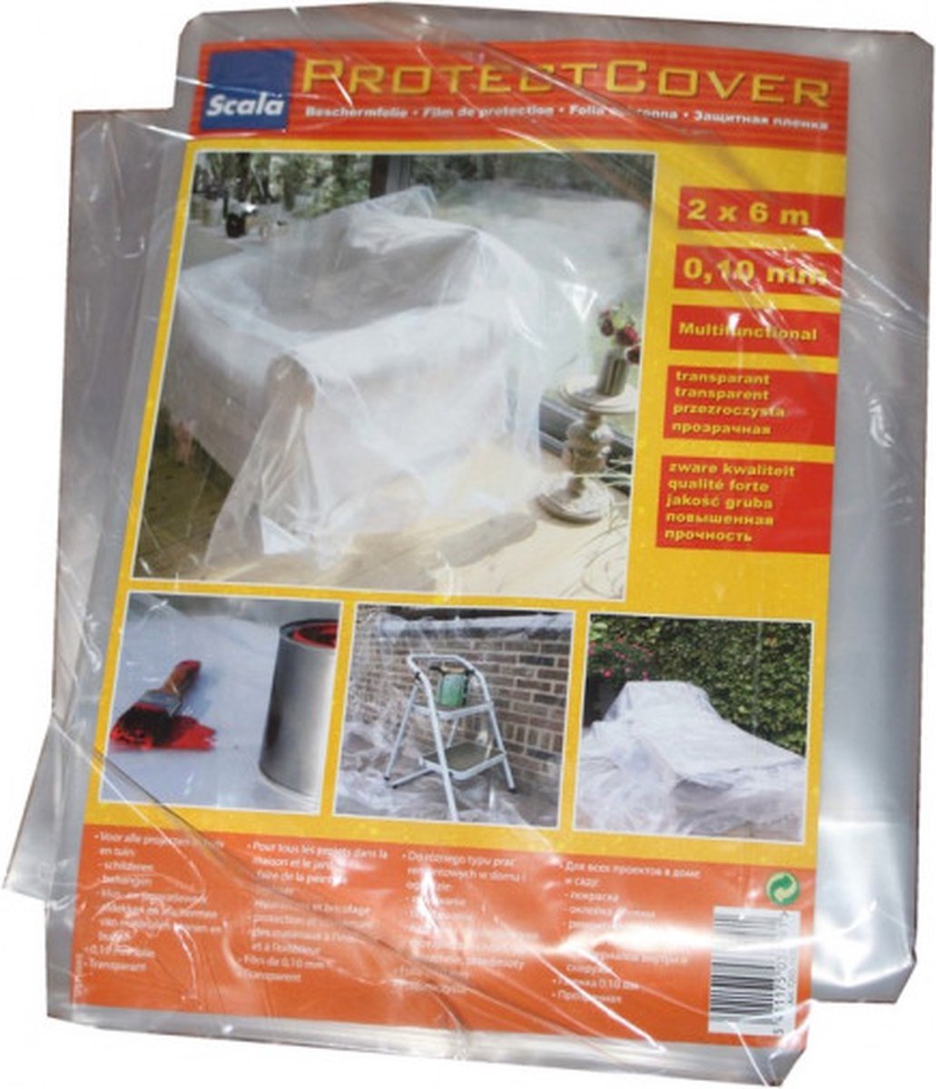 Scala Dekzeil pe 2x6m 0.10mm naturel