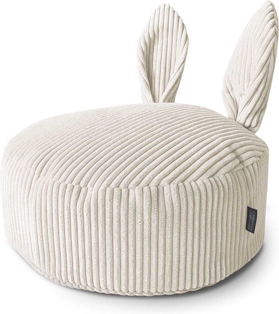 Scandinavian stories Poef Bunny Corduroy - Cream