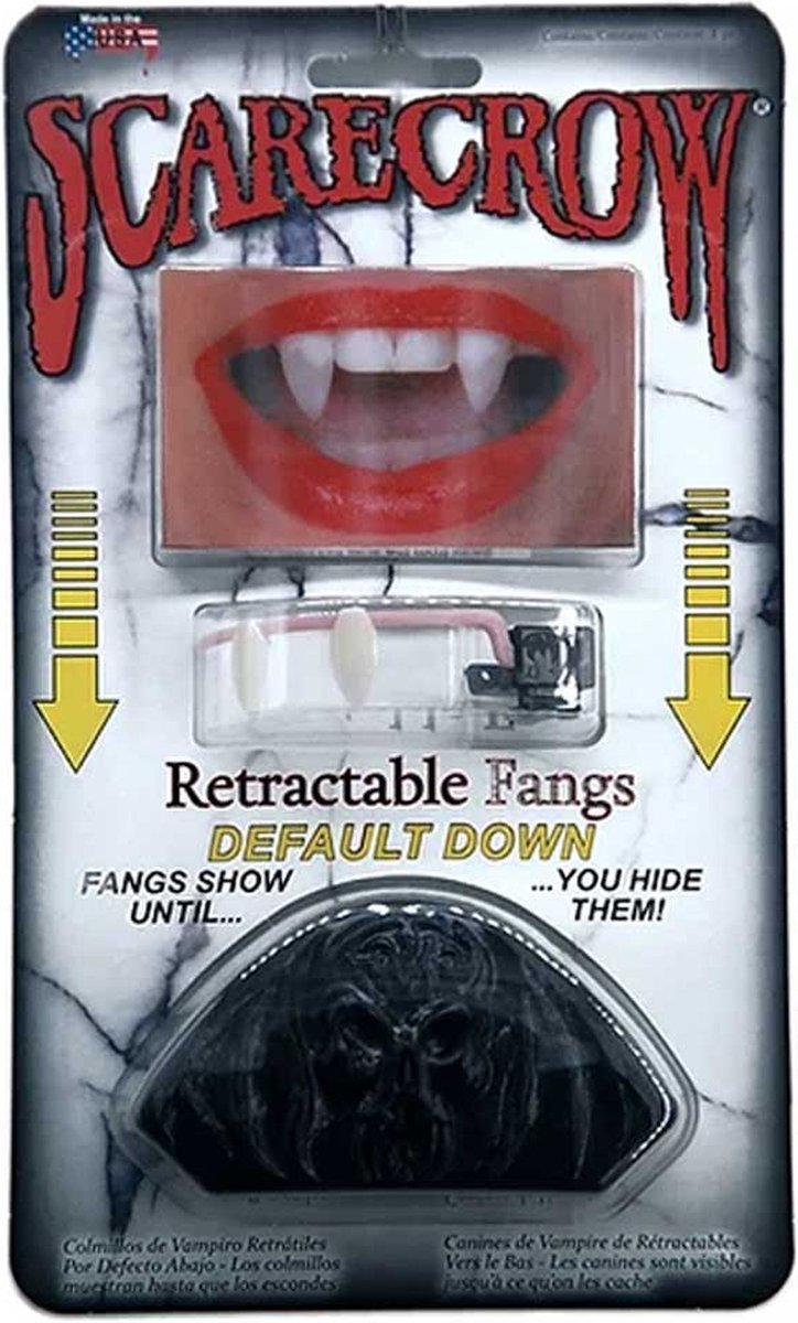 Scarecrow Vampiertanden Retractable 