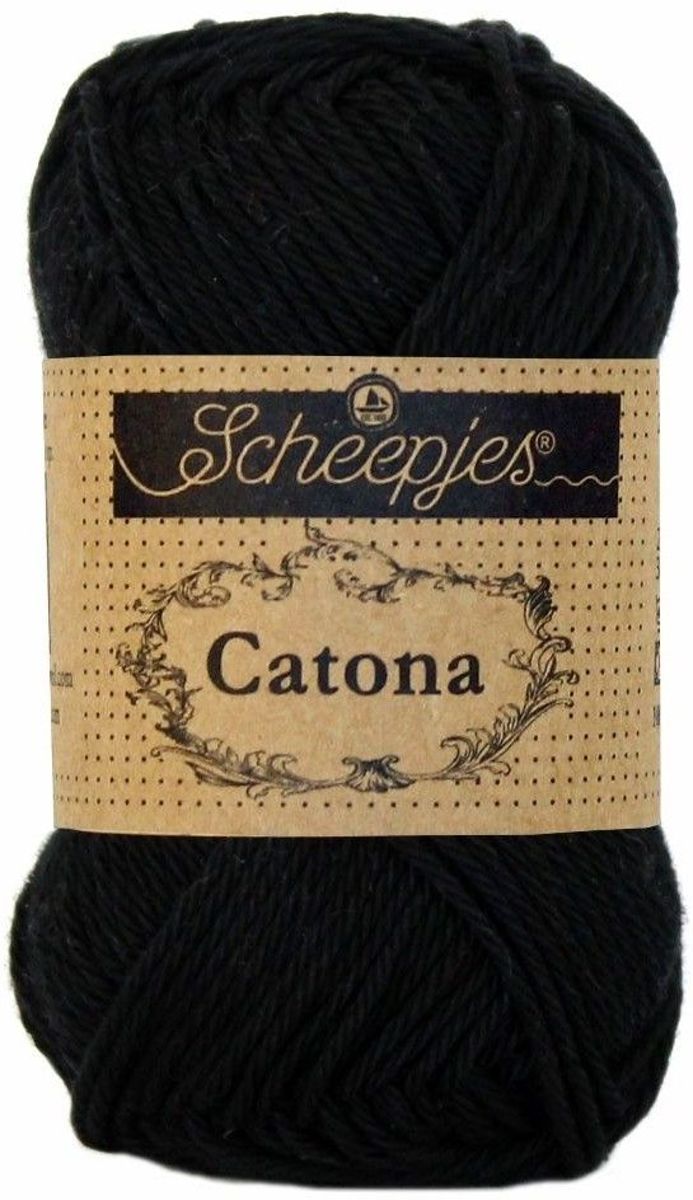 10 x   Catona 50 gram - 110 Jet Black