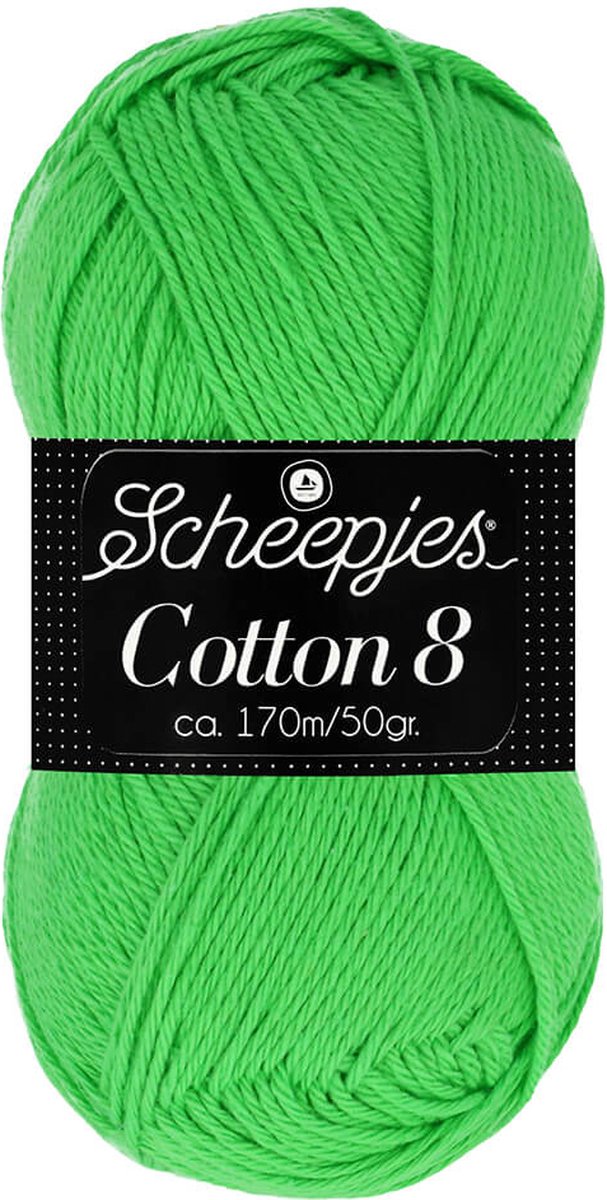 Scheepjes Cotton 8 50 gram nr 517 Groen