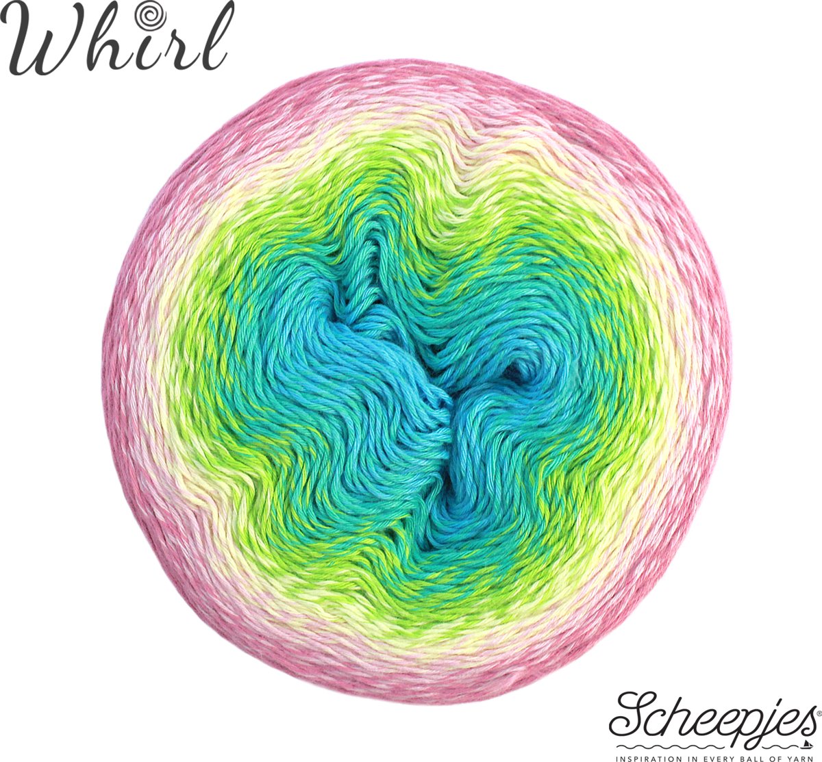 Scheepjes Whirl 768 Sherbet Rainbow