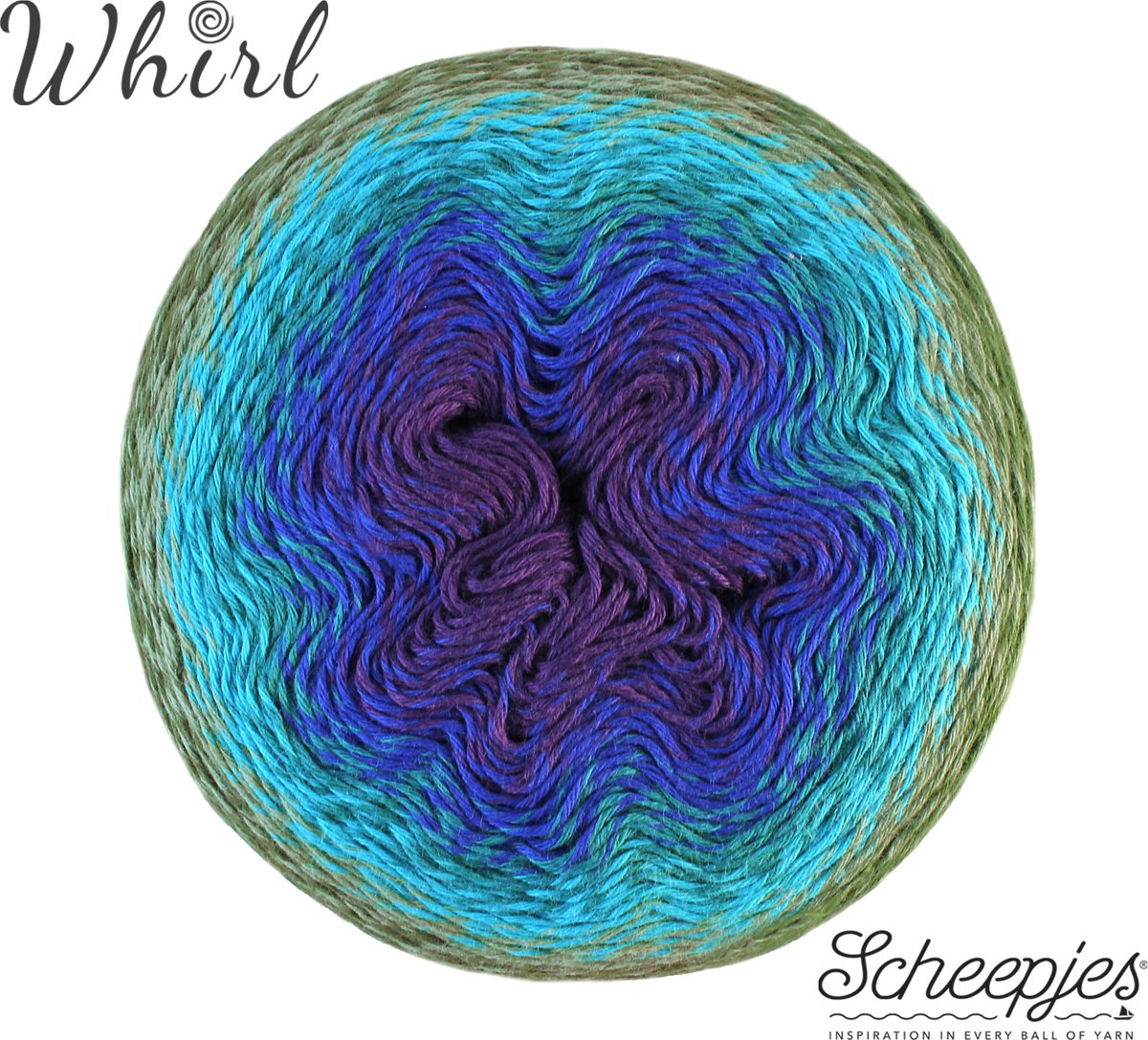 Scheepjes Whirl 769 Blackberry Mint Chip