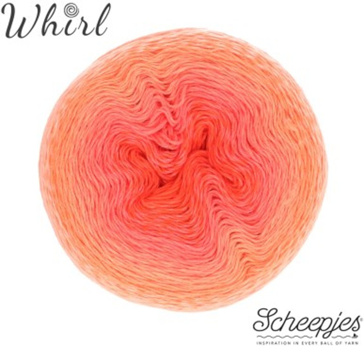 Scheepjes Whirl Ombré 557 Coral Catastrophe