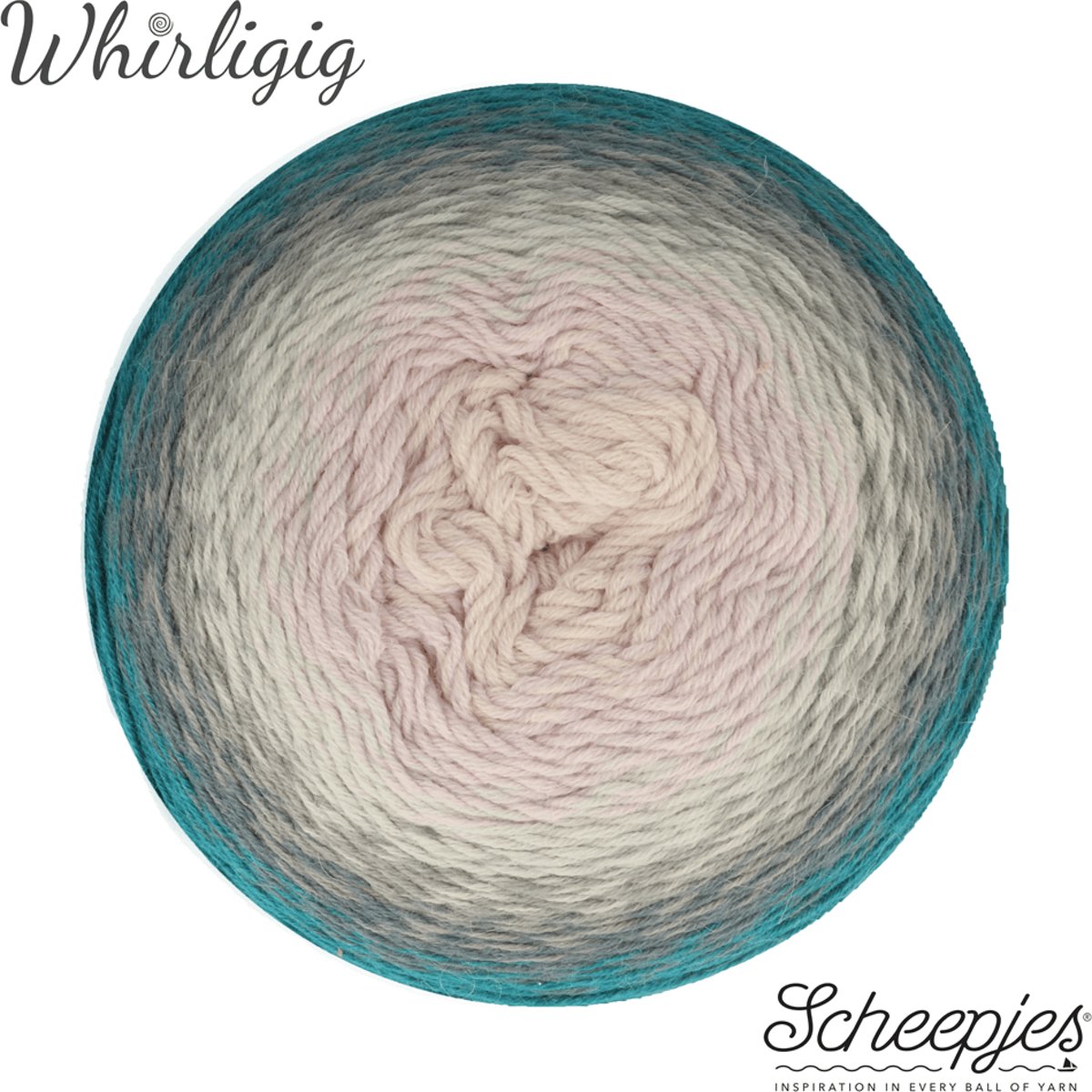 Scheepjes Whirligig 1x1000m - 204 Teal to Lavender