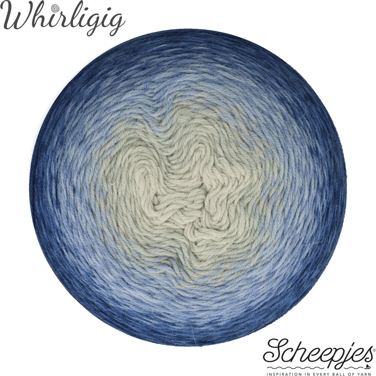 Scheepjes Whirligig 1x1000m - 212 Sapphire to Blue