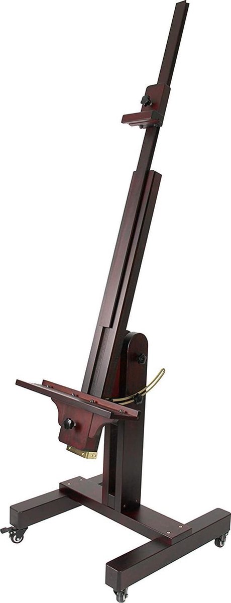 Schildersezel Praag - Professionele schildersezel - verticaal en horizontaal instelbaar - doekhoogte 180cm - hoogte 250cm