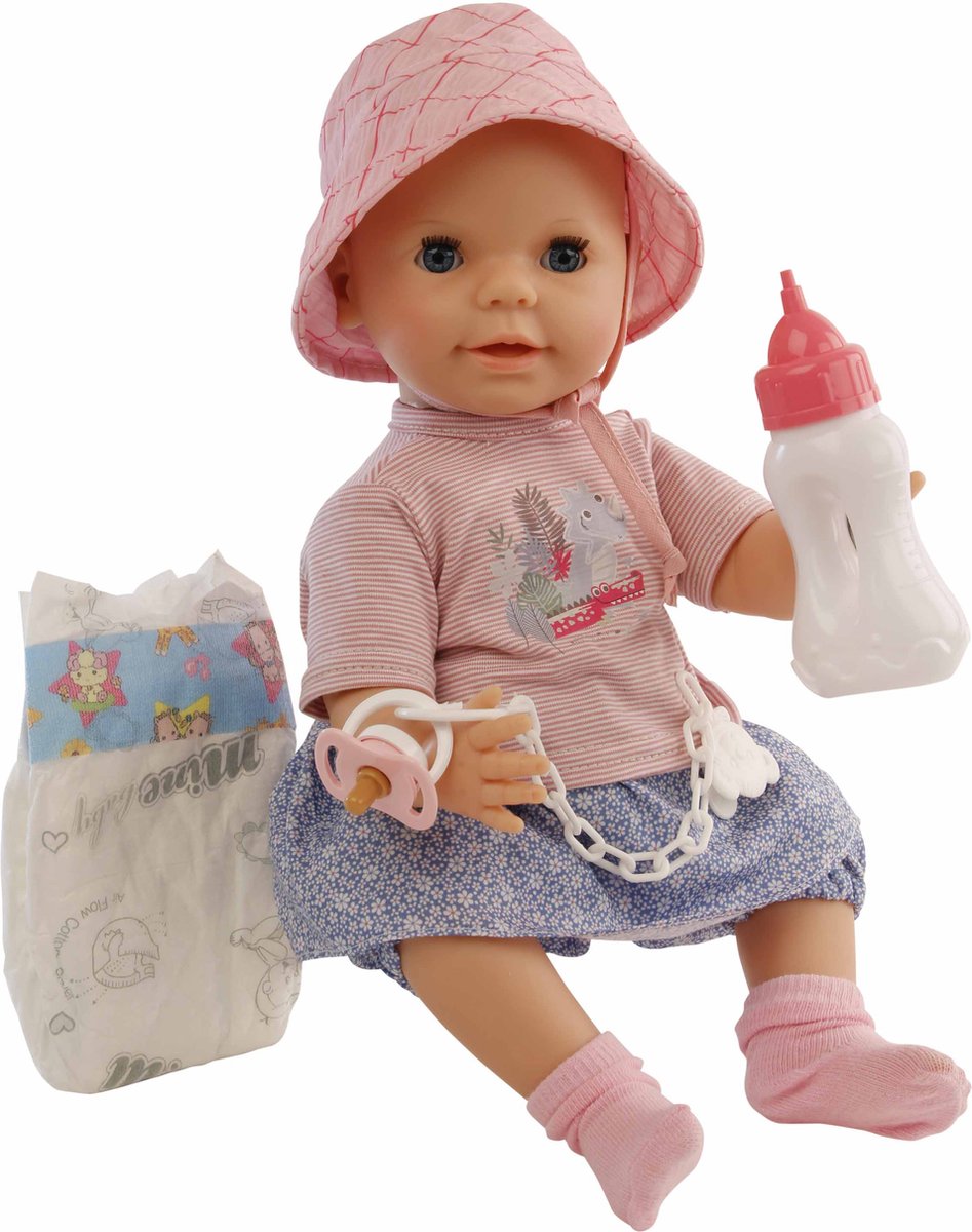 Schildkröt babypop Lina in de zomer plaspop 40cm,