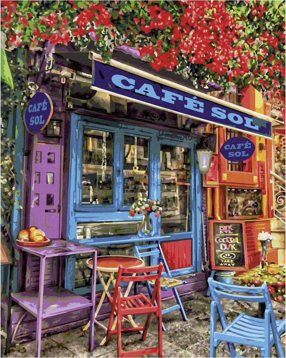 Schipper 609130903 kleurplaat en kleurboek Set kleuren op nummer