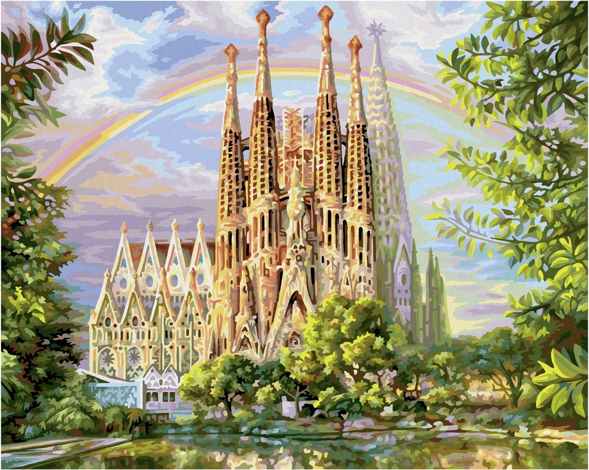 Schipper 609130914 kleurplaat en kleurboek Set kleuren op nummer