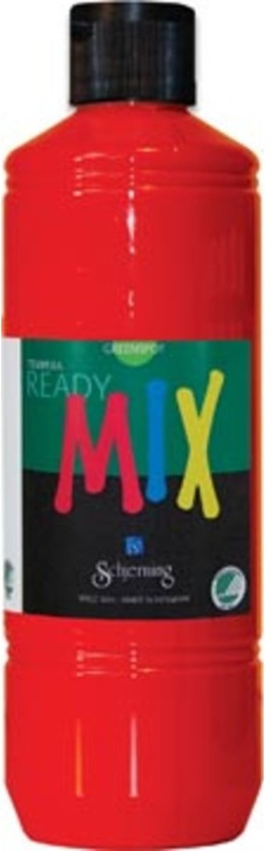 Plakkaatverf Schjerning  Ready Mix 500ml Rood